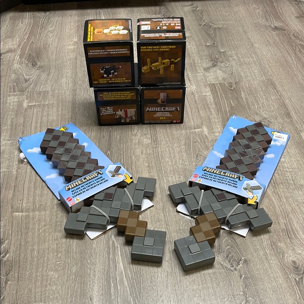 Minecraft Foam Sword Set bundle new